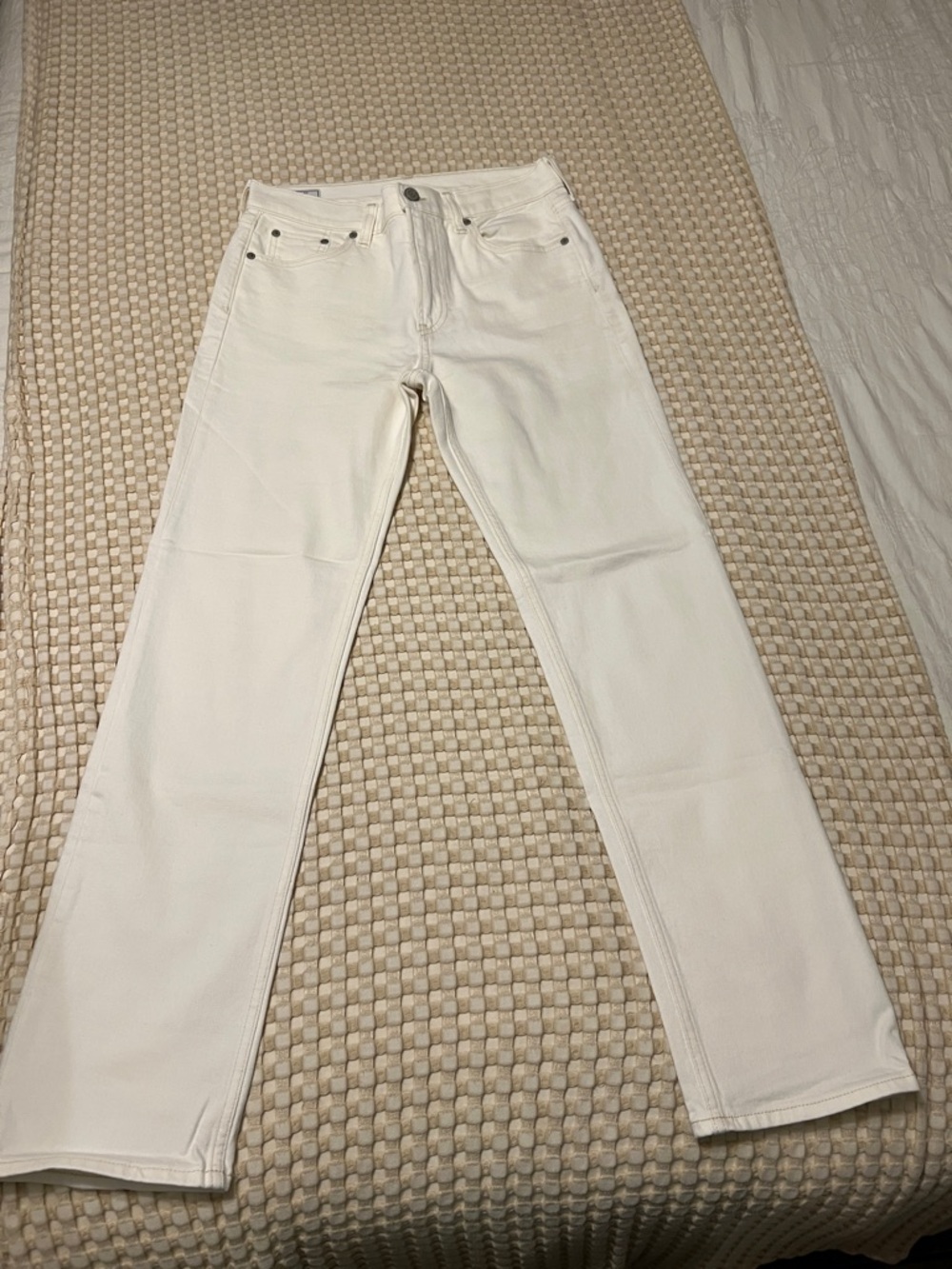 GAP Women's 90’s White Straight High Rise Jeans